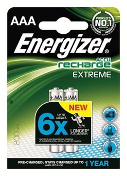 Energizer 2 Accus Aaa Energizer Extreme 800 Mah