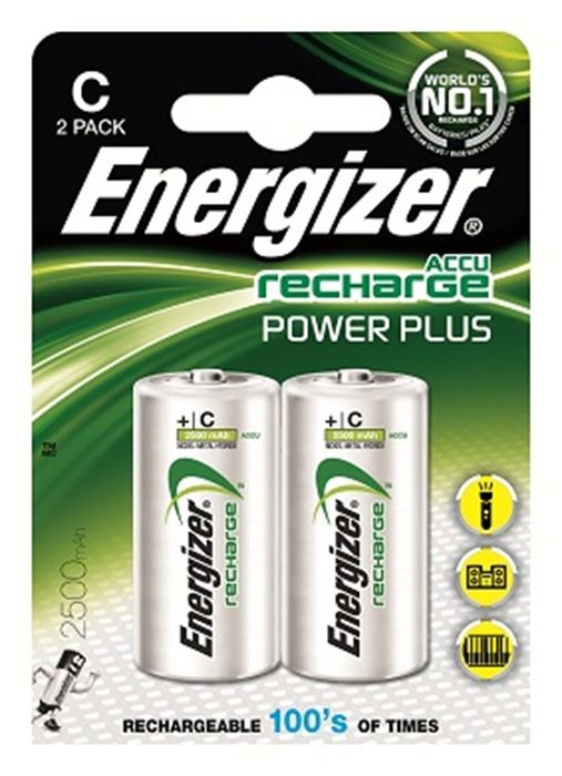 Energizer 2 Accus C Energizer 2500 Mah