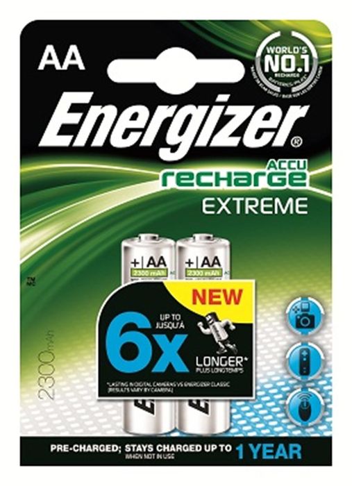 Energizer 2 Accus Aa Energizer 2300 Mah Energizer 2 Accus Aa Energizer 2300 Mah