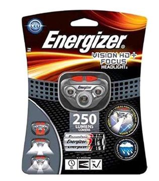 Energizer Headlight Vision Hd Plus Focus +  3Xaaa