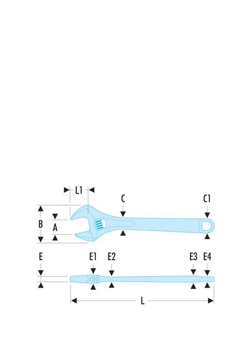 Facom Verchroomde Moersleutel- Rol 6