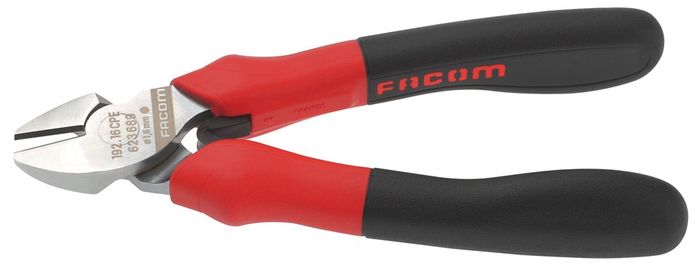 Facom Zijkniptang 'Pianodraad', Bekleed 18Cm