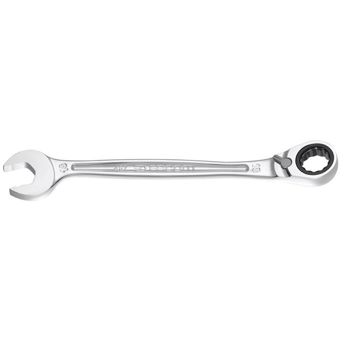 Facom Anti-Slip Steekringratelsleutel 19Mm
