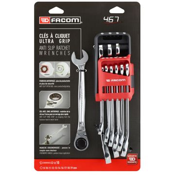 Facom SET 10 ANTI SLIP STEEKRINGRATE Facom SET 10 ANTI SLIP STEEKRINGRATE