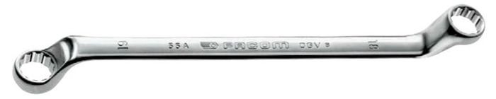 Facom Dubbelgebogen 12-Kant Ringsleutel 16X17