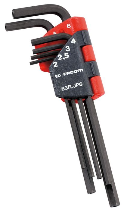 Facom Set Van 6 Inbussleutels 83R Voor Facom Set Van 6 Inbussleutels 83R Voor