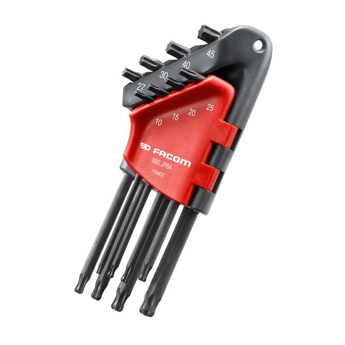 Facom Set Van 8 Lange Torx Inbussleutels Met Facom Set Van 8 Lange Torx Inbussleutels Met