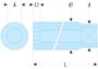 Facom Lange Doppen 3/8' 12 Kant 8 Mm -