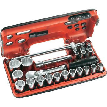 Facom Compacte Doos 1/2??6-Kant Met Ratel Met