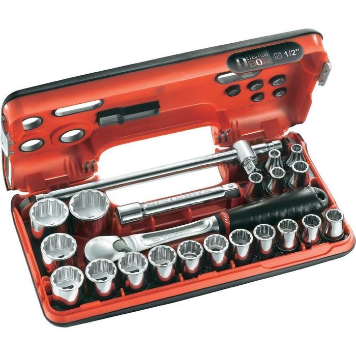 Facom Compacte Doos 1/2??6-Kant Met Ratel Met Facom Compacte Doos 1/2??6-Kant Met Ratel Met
