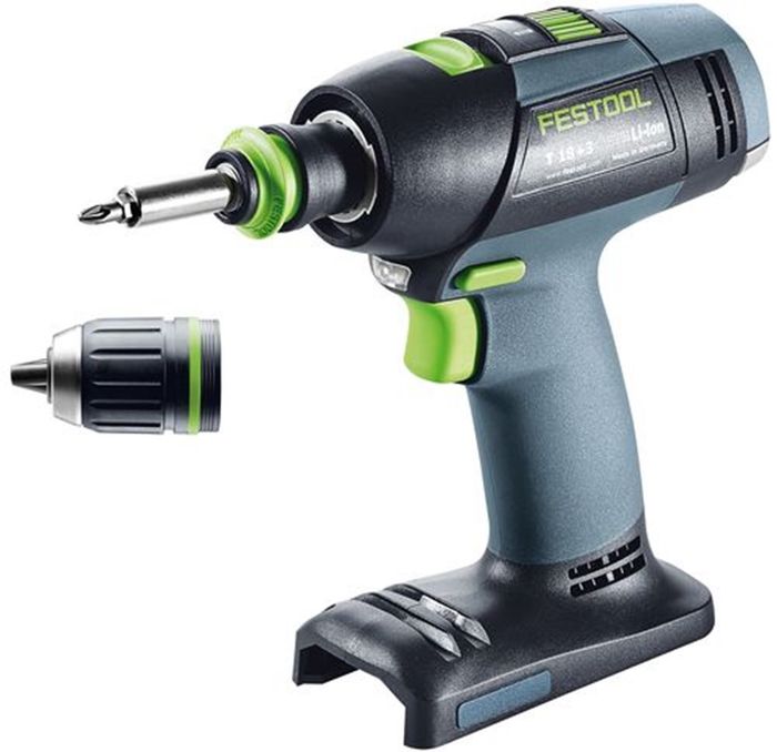 Festool Accuschroefboor T 18+3-Basic Festool Accuschroefboor T 18+3-Basic