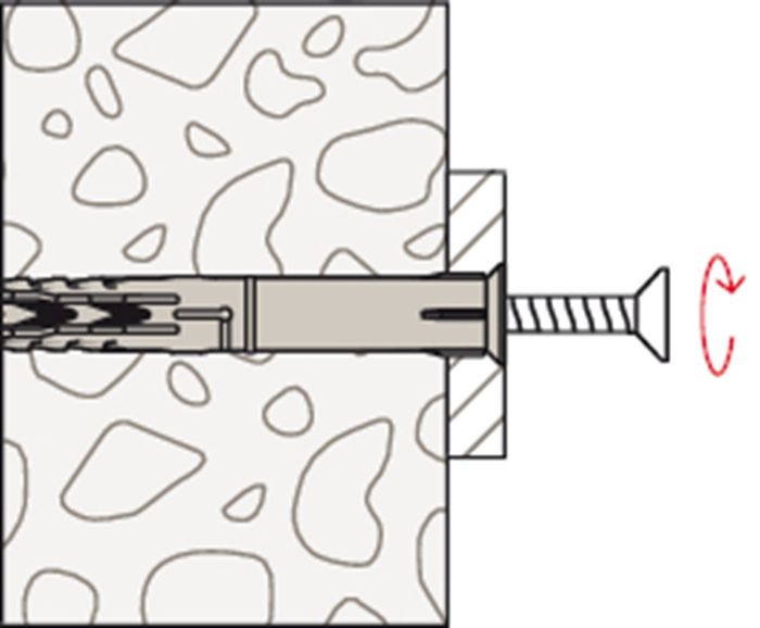 fischer Fischer Plug Sx R 8 X 80 T