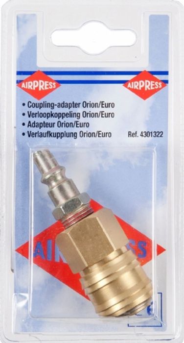 Airpress Blister Verloopkoppeling Orion/Euro