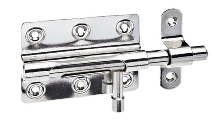 ALBERTS Bout-Sluitgrendel 80 Mm Rvs ALBERTS Bout-Sluitgrendel 80 Mm Rvs