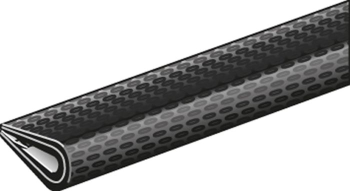 ALBERTS Kantbescherm Profiel Pvc Zwart ALBERTS Kantbescherm Profiel Pvc Zwart