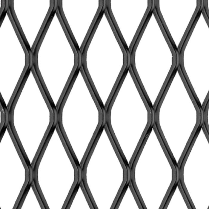 ALBERTS Strekmetaal Alu Zwart 600X1000X1 Mm