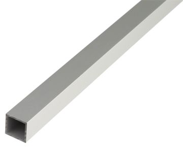 ALBERTS Vierkante Buis,Alu Zilver,30X30X2/2M