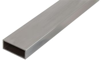 ALBERTS Rechthoekige Buis,Aluzilver,50X20X2/1M