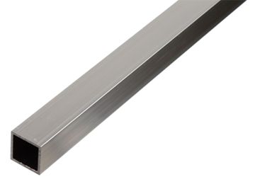 ALBERTS Vierkante Buis,Alublank,25X25X1,5/2M