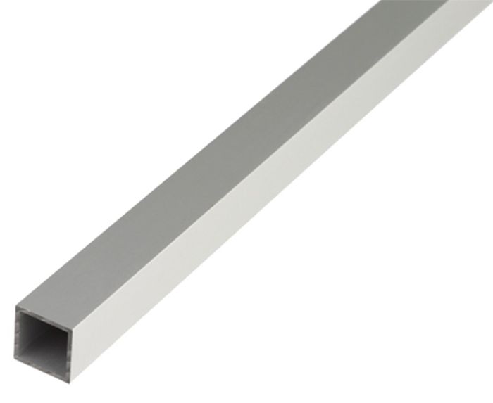 ALBERTS Vierkante Buis,Aluzilver,25X25X1,5/1M ALBERTS Vierkante Buis,Aluzilver,25X25X1,5/1M