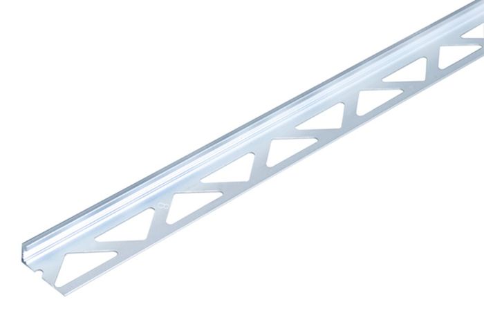 ALBERTS Afsluitprofiel tegels alu zilver8/2,5m ALBERTS Afsluitprofiel tegels alu zilver8/2,5m