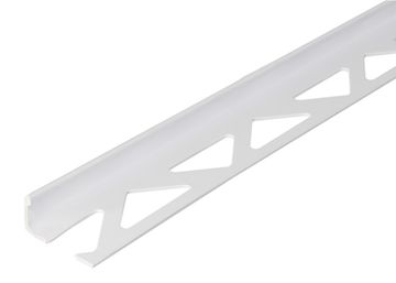 ALBERTS Afsluitprofiel tegels PVC wit 10/2,5m