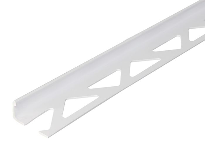 ALBERTS Afsluitprofiel tegels PVC wit 10/2,5m ALBERTS Afsluitprofiel tegels PVC wit 10/2,5m