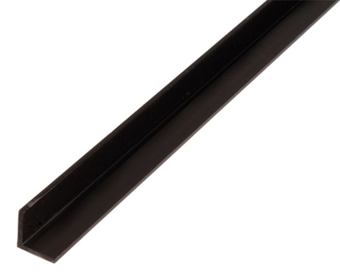 ALBERTS Hoekprofiel Pvc Zwart 1M/20X20 Mm