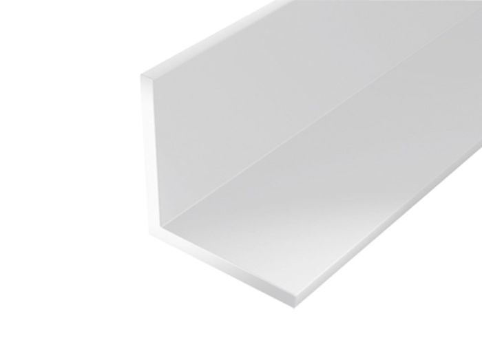 ALBERTS Hoekprofiel Pvc Wit 1M/10X10 Mm