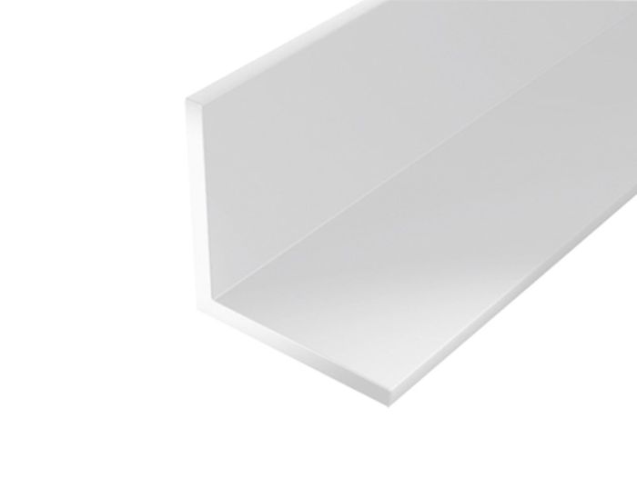 ALBERTS Hoekprofiel Pvc Wit 1M/20X20 Mm