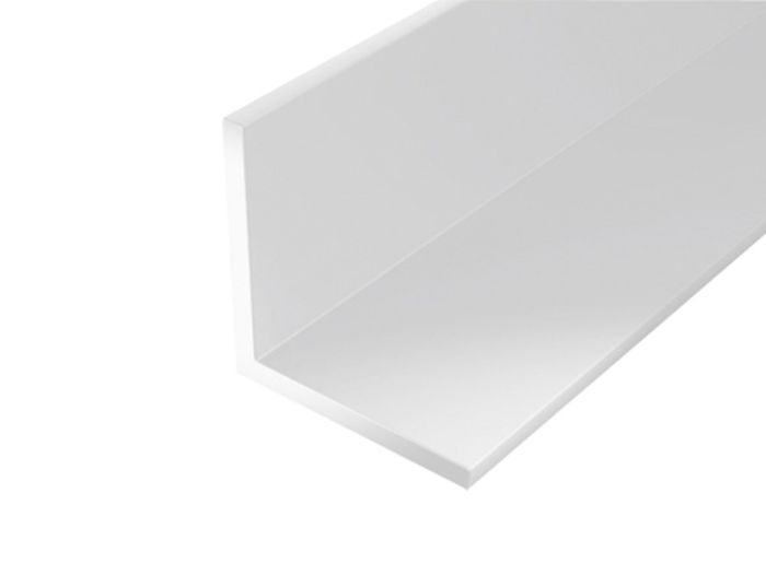ALBERTS Hoekprofiel Pvc Wit 1M/25X25 Mm
