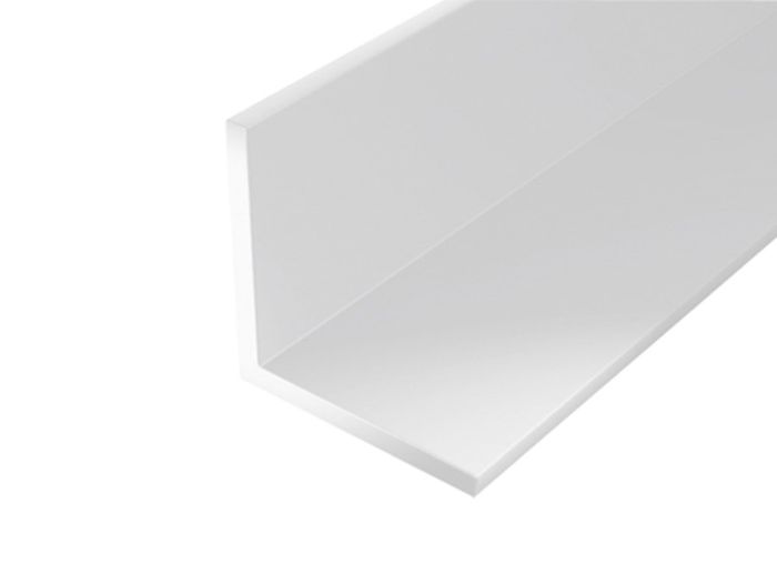 ALBERTS Hoekprofiel Pvc Wit 2M/20X20 Mm