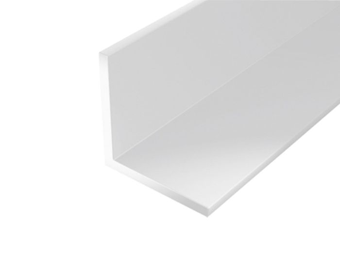 ALBERTS Hoekprofiel Pvc Wit 2M/25X25 Mm