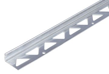 ALBERTS Afsluitprofiel tegels,RVS,23,5x12,5/2,5m