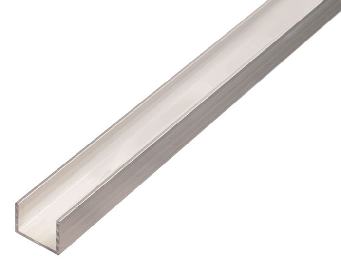 ALBERTS Ba-Profiel,U-Vorm,Alu.Nat20X30X20X2,0/1M