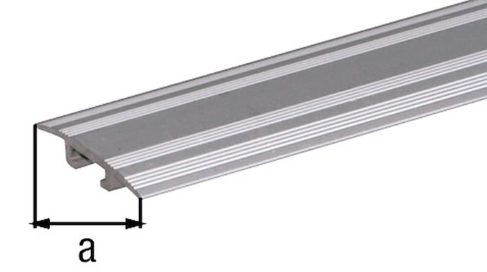 Gah Alberts Overgangsprof.onzichtb.alu inox 32/0,9m Gah Alberts Overgangsprof.onzichtb.alu inox 32/0,9m