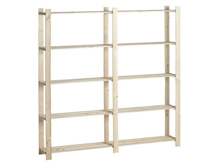 Practo Home Houten Rek 175X175X30 Cm 5 Banken Practo Home Houten Rek 175X175X30 Cm 5 Banken