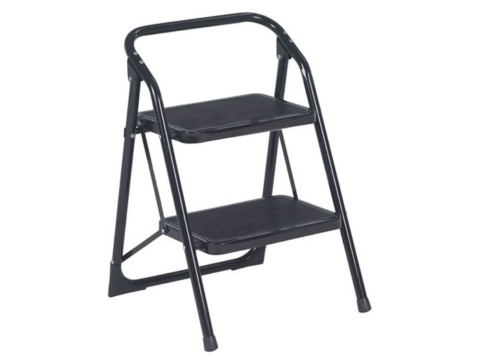 Escalo Trapladder 2 Brede Treden Zwart Escalo Trapladder 2 Brede Treden Zwart