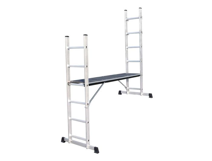 Escalo Combinatie Stelling-Ladder 2X6 Treden Escalo Combinatie Stelling-Ladder 2X6 Treden