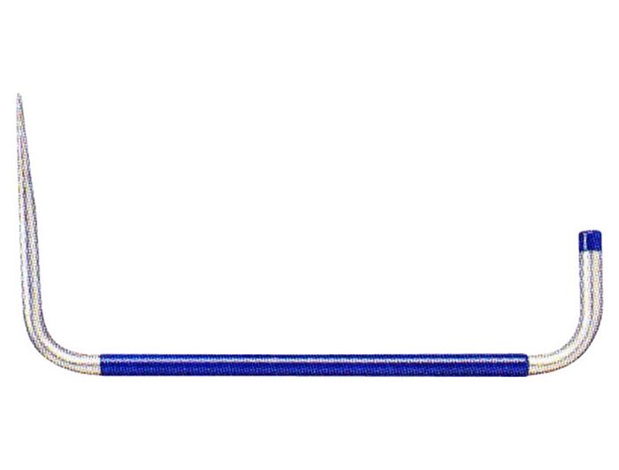 Mottez Haak Standaard Geplastificeerd 21Cm Mottez Haak Standaard Geplastificeerd 21Cm