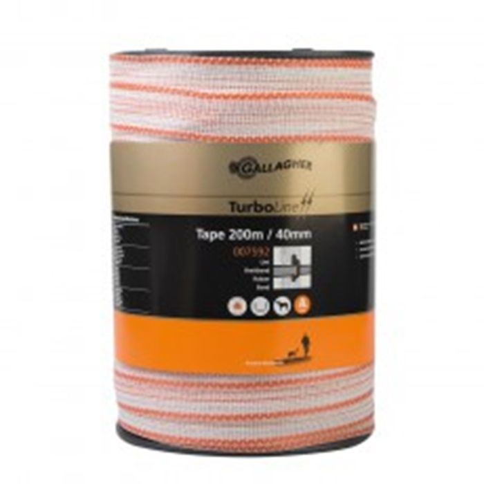 Gallagher Turboline Lint 40Mm Wit 200M