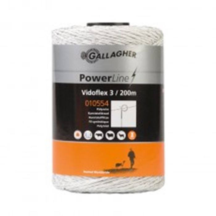 Gallagher Vidoflex 3 Wit 200M Gallagher Vidoflex 3 Wit 200M