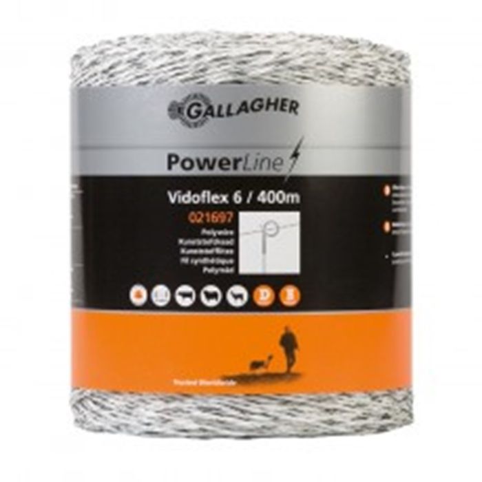 Gallagher Vidoflex 6 Wit 400M