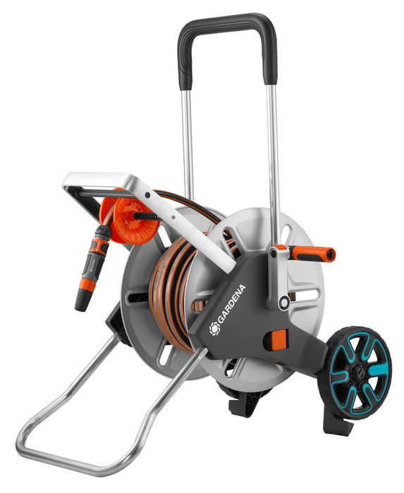 GARDENA Slangenwagen Aquaroll M Easy Metal Set