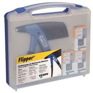 Gesipa Flipper Box Gesipa: Riveteertang + Polygrip Rivetten