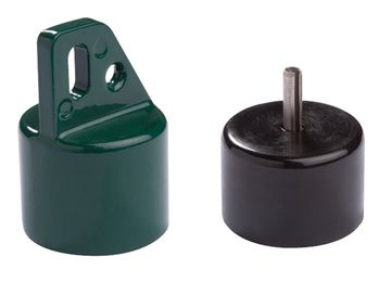 Giardino Eindstuk Alu Voor Bovenbuis Groen Alu.