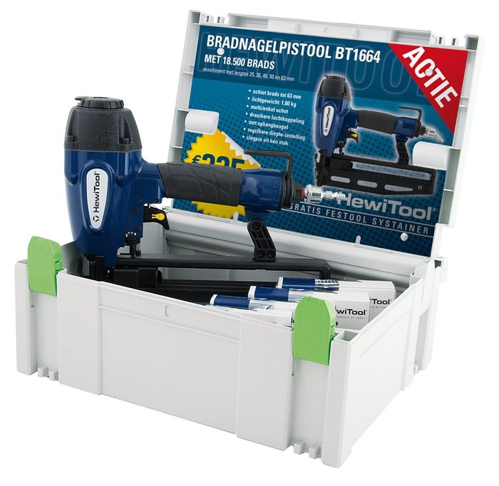 Hewitool Bradpistool BT1664 SET Hewitool Bradpistool BT1664 SET