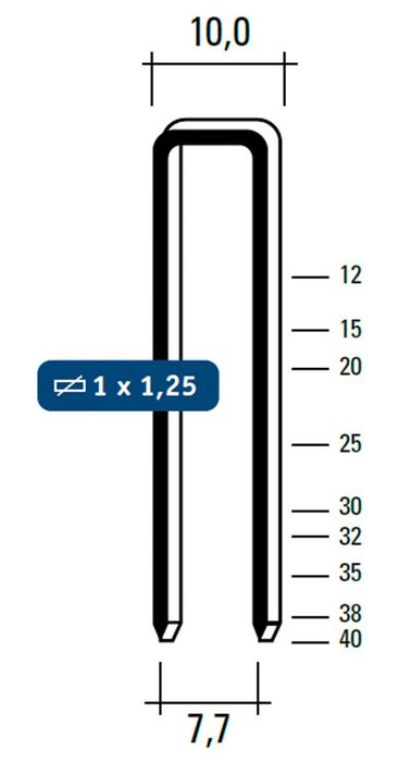 Hewitool G4450-40 Niet 3M (10)