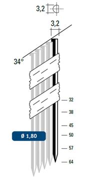 Hewitool Da64 Nagel Inox 4M (4)