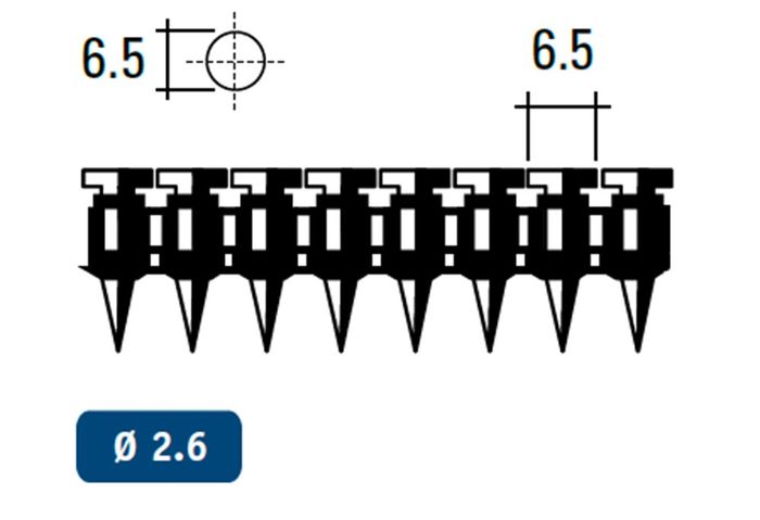 Hewitool Betonnagel 22Mm Prem 1M